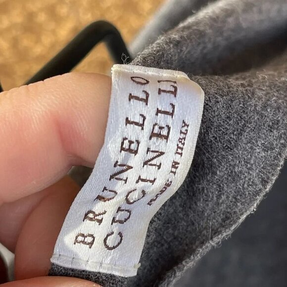 BRUNELLO CUCINELLI Cowl Neck Knee-Length Dress size 6 - Picture 7 of 12